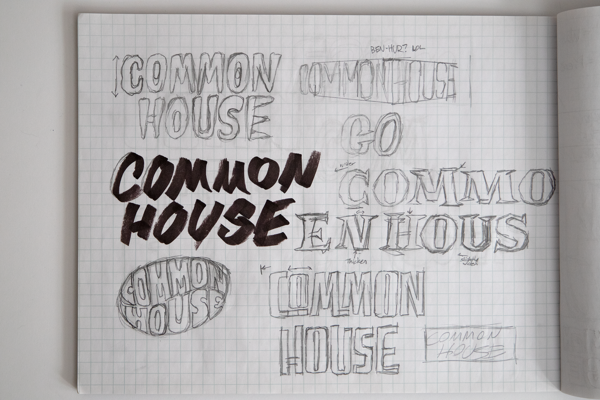 Common House progress sketches